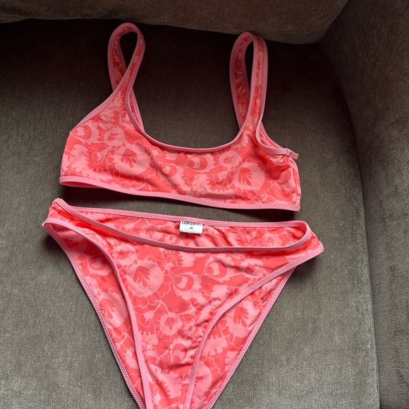 leni swims Other - Floral Pink Bikini Set